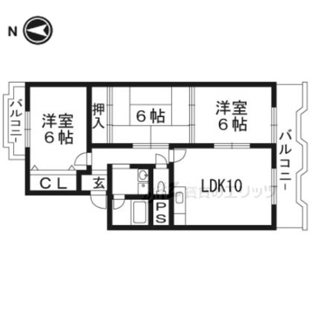 メゾン辻の物件間取画像
